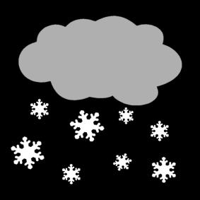 sneeuw Kleurplaat sneeuw