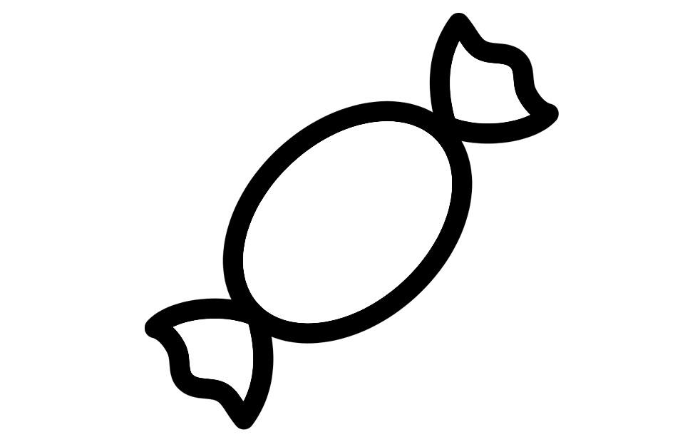snoep Kleurplaat snoep