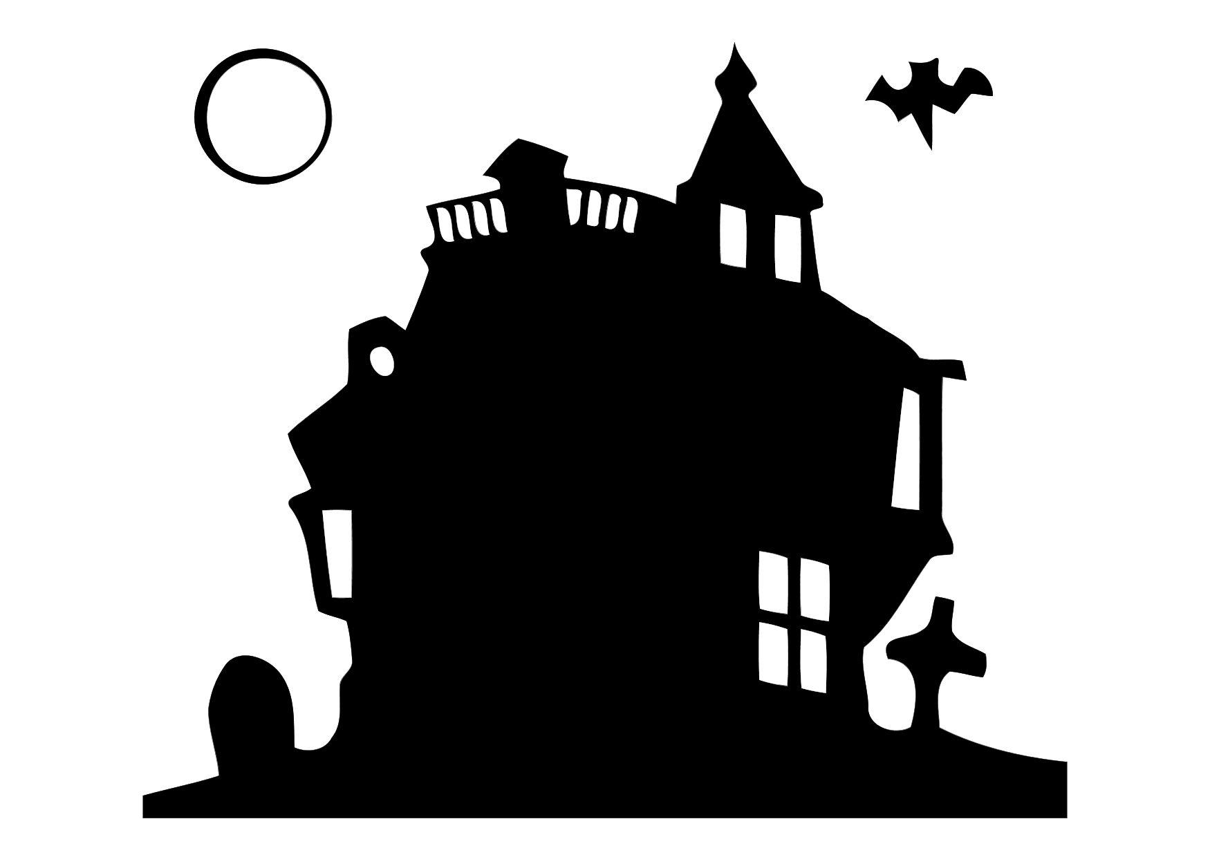 spookhuis Kleurplaat spookhuis
