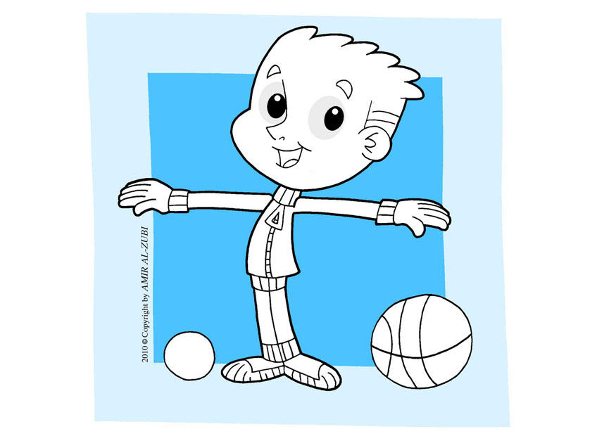 sporten Kleurplaat sporten
