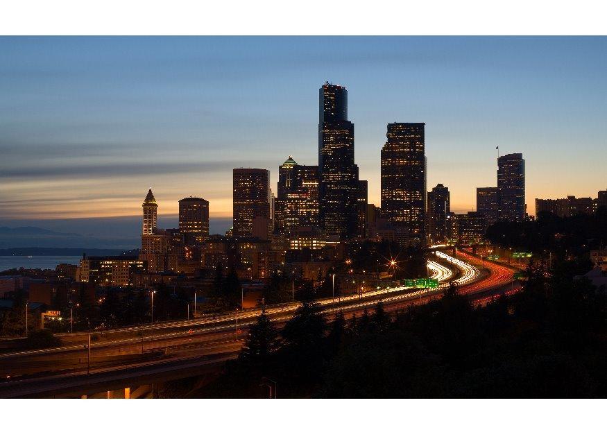stad - skyline seattle Foto stad - skyline seattle