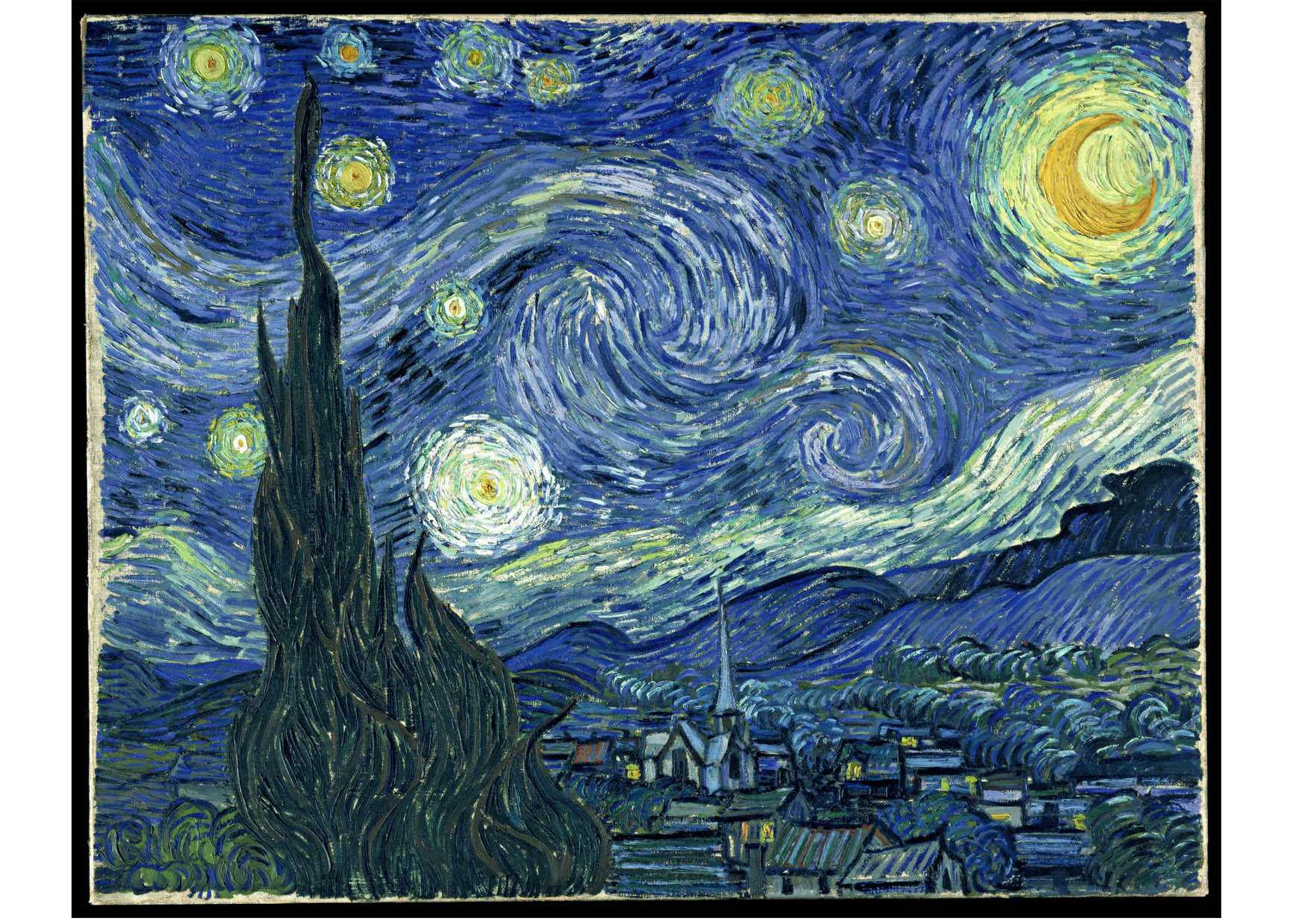 starry night - vincent van gogh Afbeelding starry night - vincent van gogh
