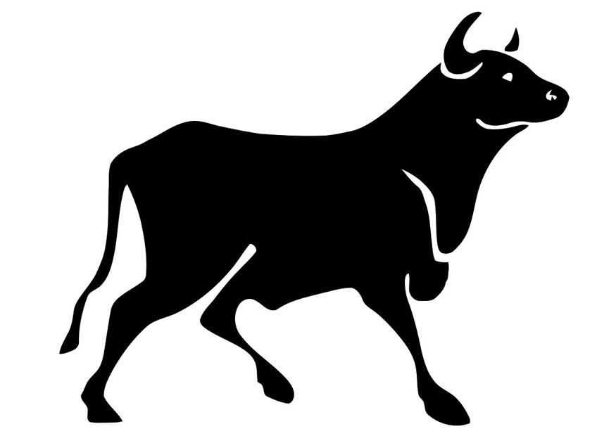 stier Kleurplaat stier