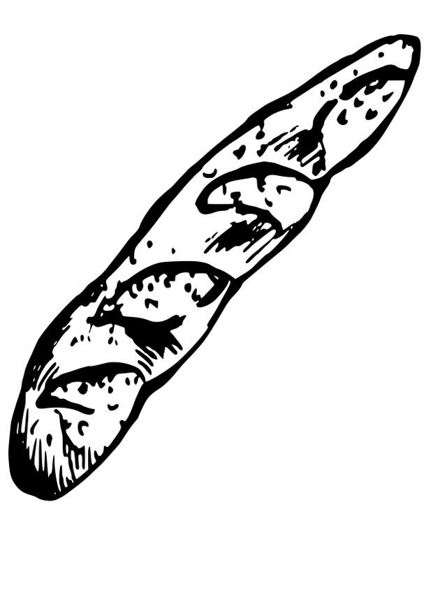 stokbrood Kleurplaat stokbrood