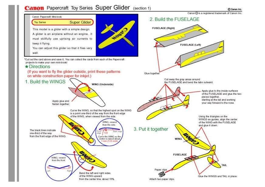 super glider 1 Knutselen super glider 1