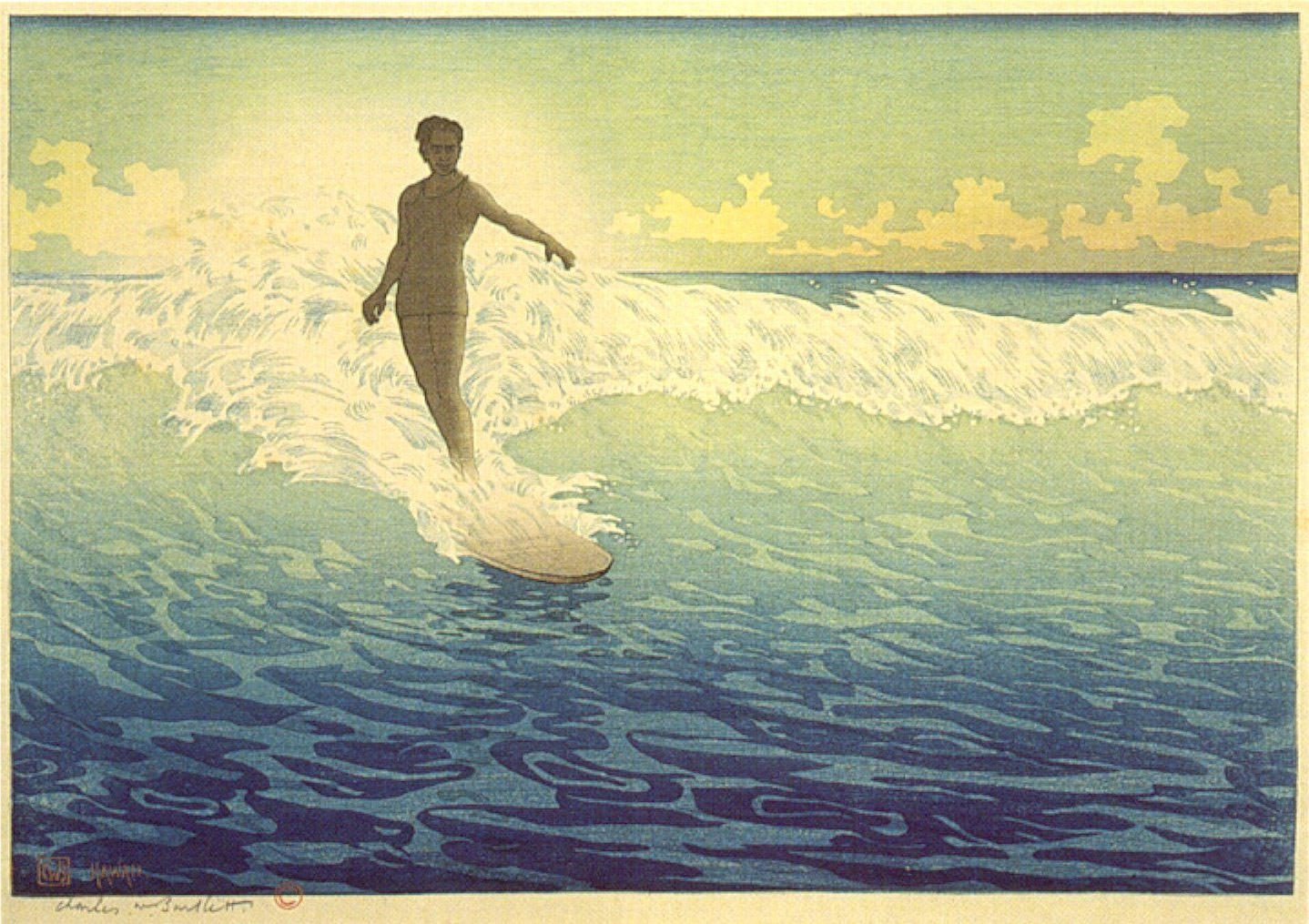 surfer op hawaA¯ Foto surfer op hawaA¯