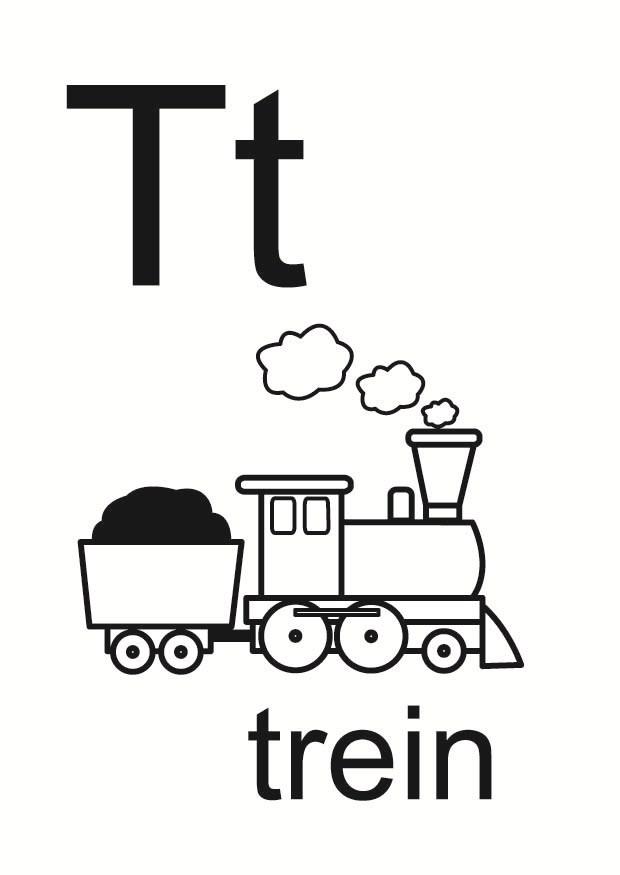 t Kleurplaat t