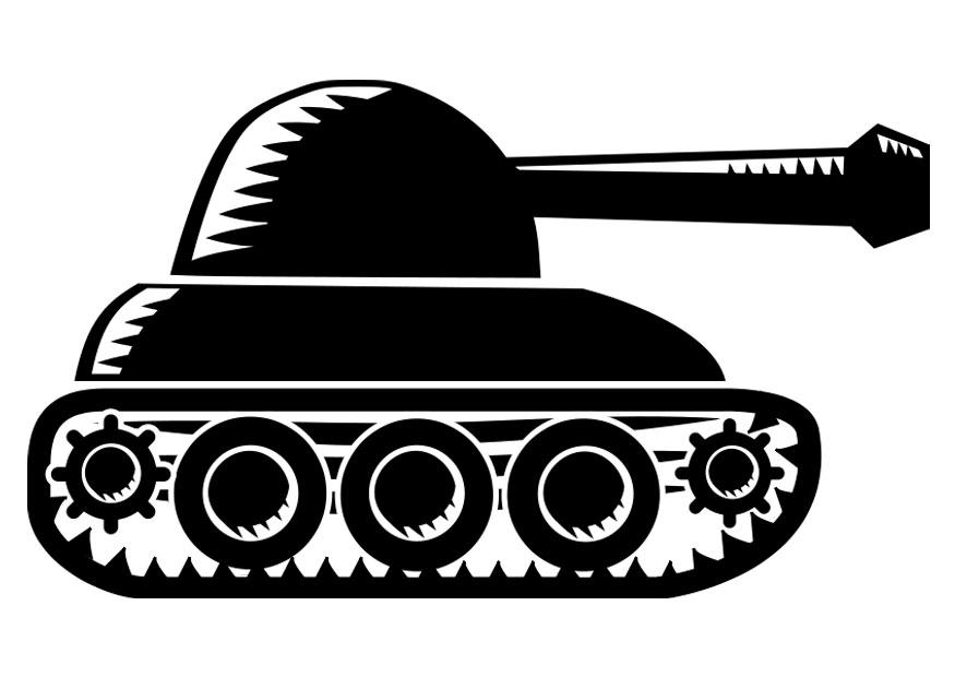 tank Kleurplaat tank