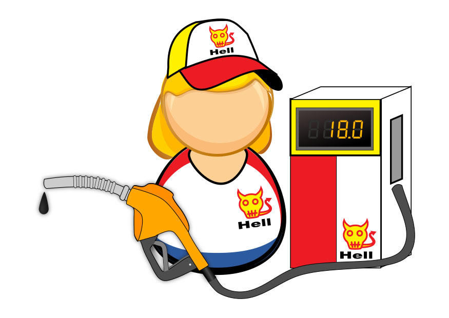 tankstation bediende Afbeelding tankstation bediende