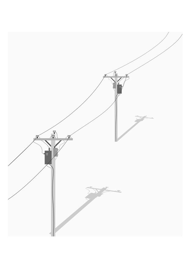 telefoonpalen Kleurplaat telefoonpalen