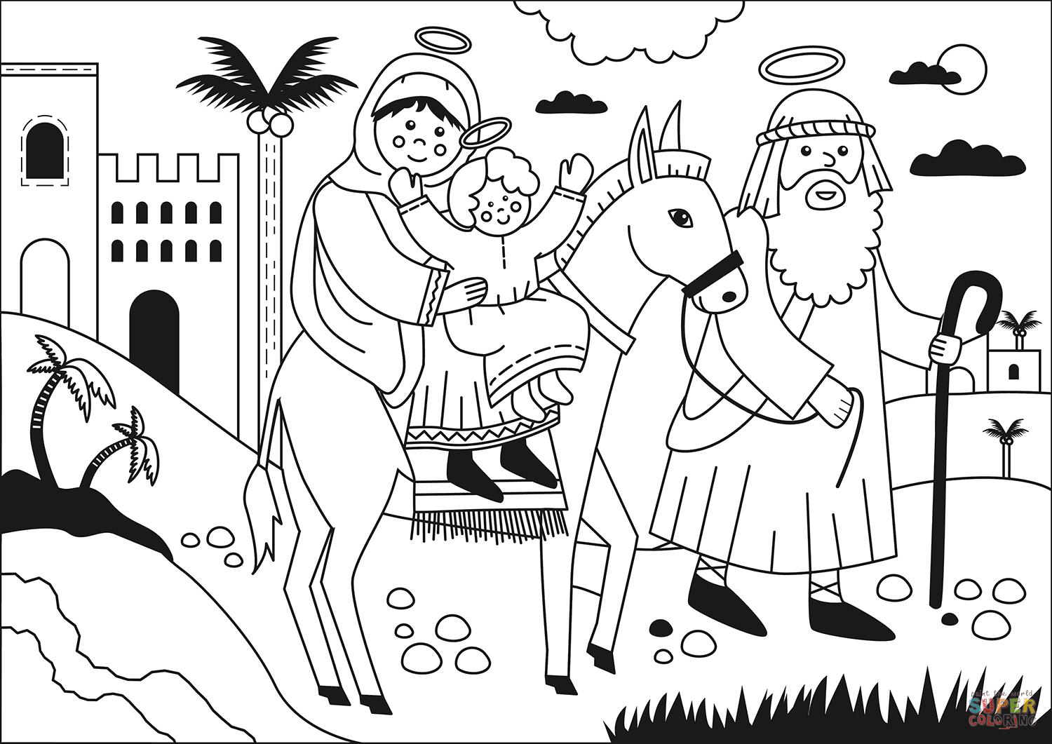 terugkeer naar nazareth Kleurplaat terugkeer naar nazareth