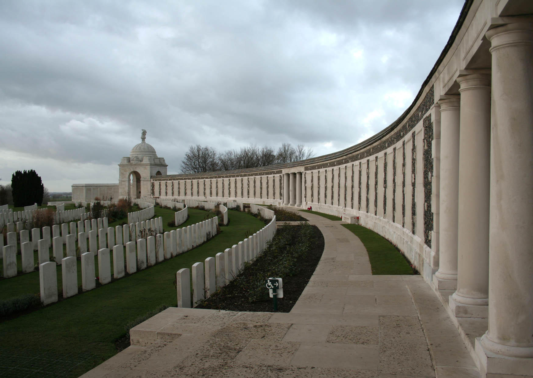 tyne cot cemetery Foto tyne cot cemetery