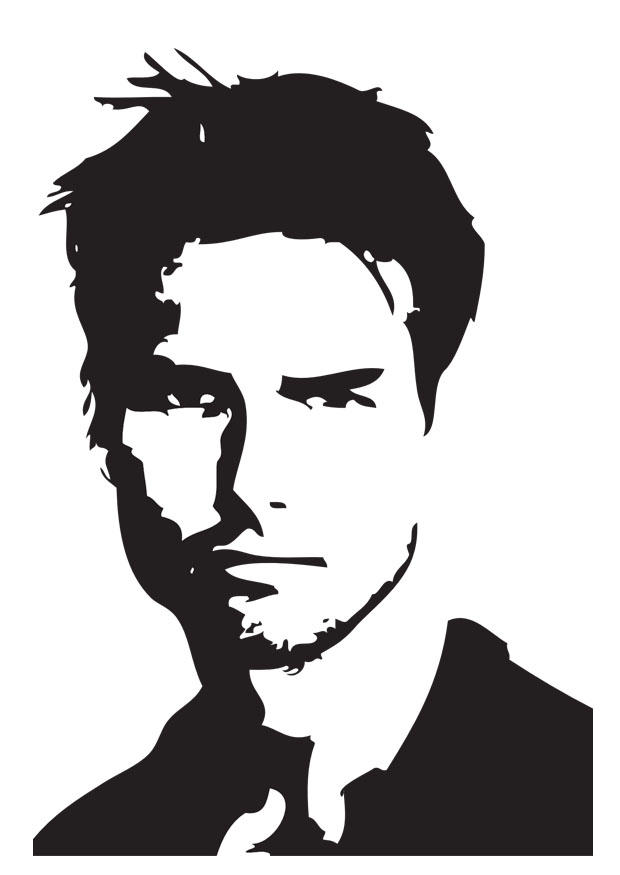 tom cruise Kleurplaat tom cruise
