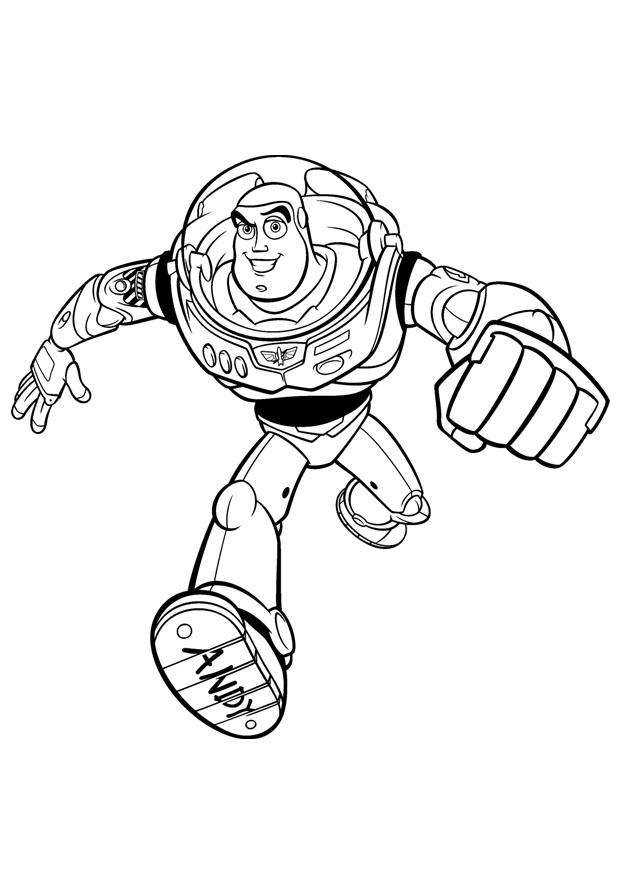 toy story - buzz lightyear Kleurplaat toy story - buzz lightyear