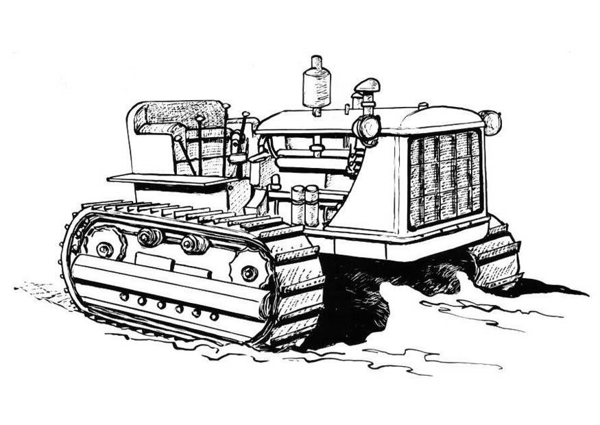 tractor Kleurplaat tractor
