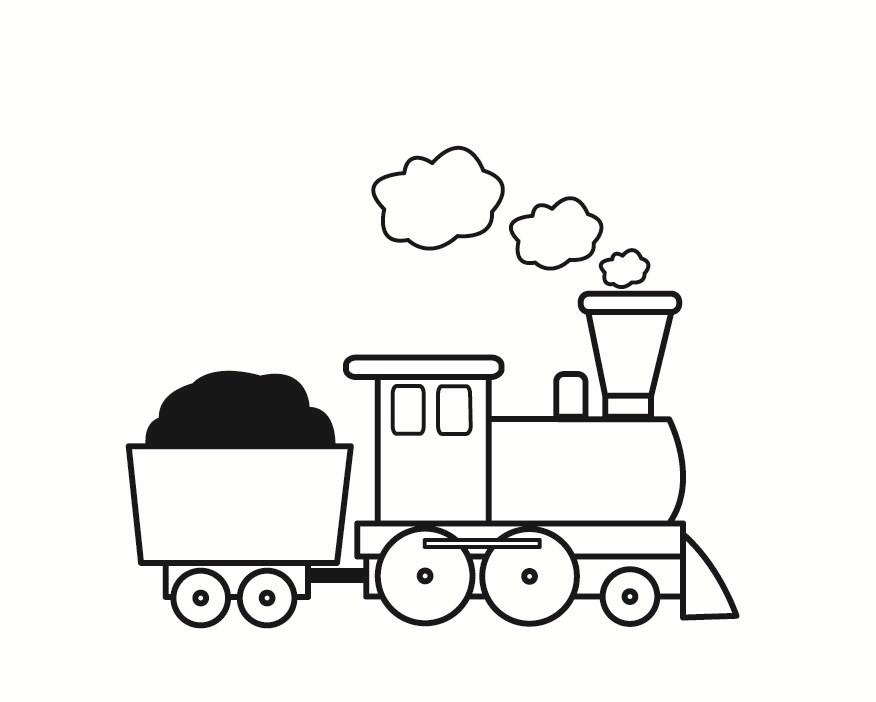 trein Kleurplaat trein