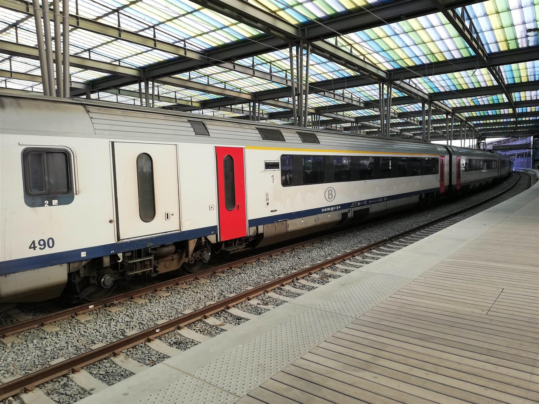 trein in station Foto trein in station