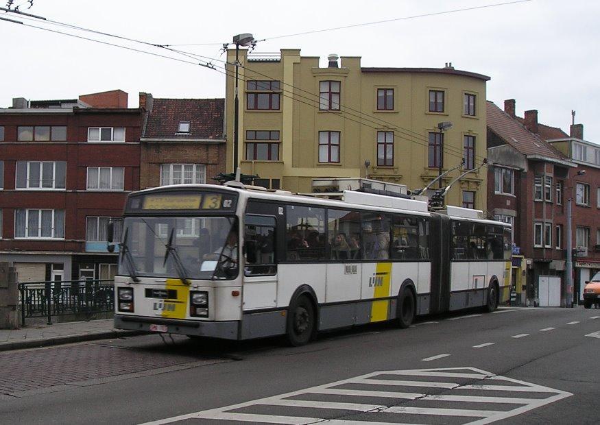 trolleybus, gent, belgie Foto trolleybus, gent, belgie