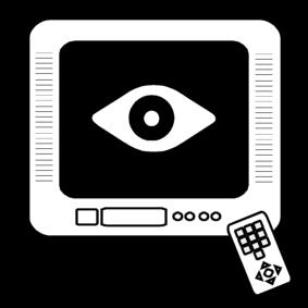 tv kijken Kleurplaat tv kijken