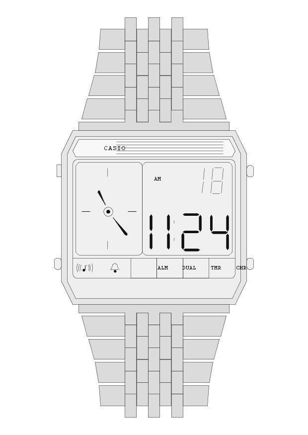 uurwerk Kleurplaat uurwerk