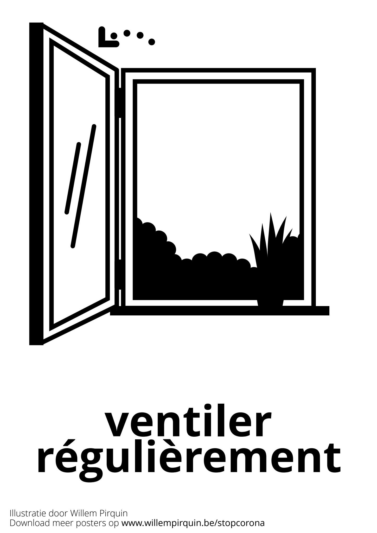 ventileer Kleurplaat ventileer