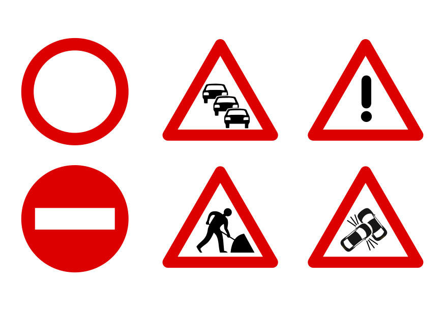 verkeersborden Afbeelding verkeersborden