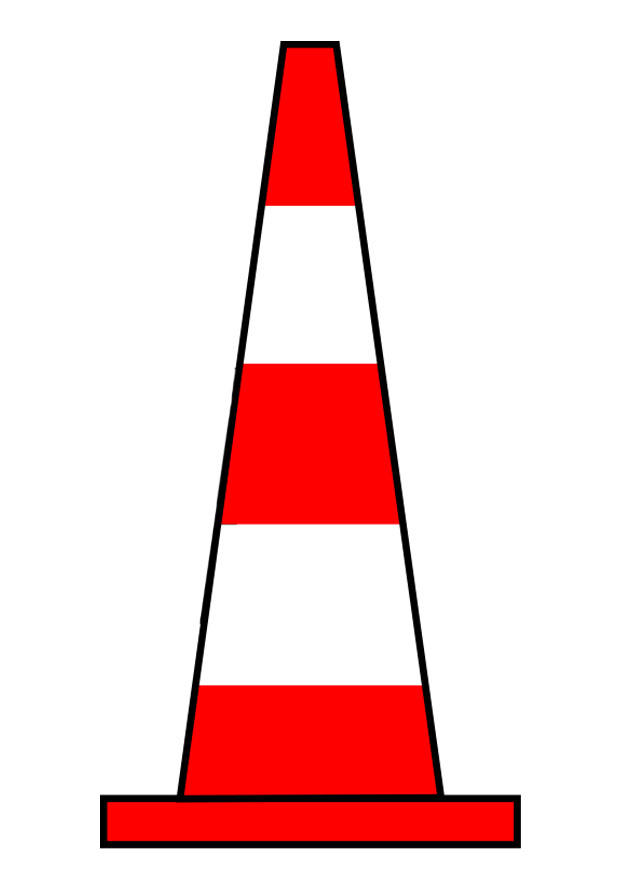 verkeerskegel Afbeelding verkeerskegel