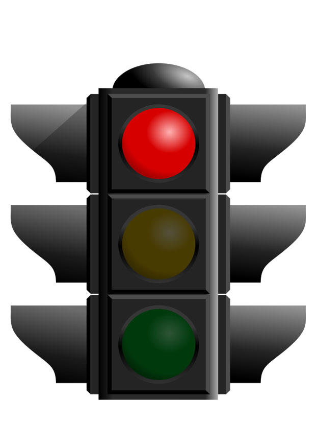 verkeerslicht rood Afbeelding verkeerslicht rood