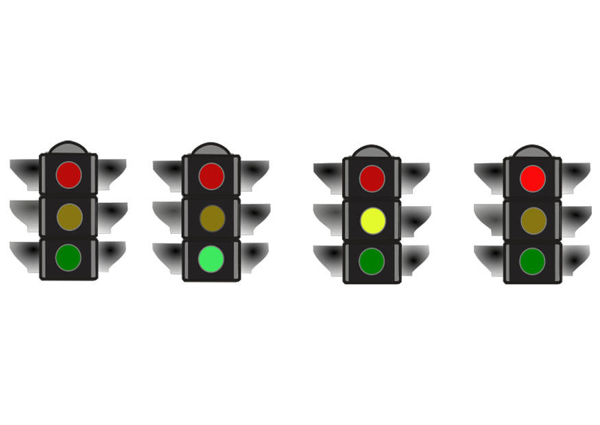 verkeerslichten Afbeelding verkeerslichten