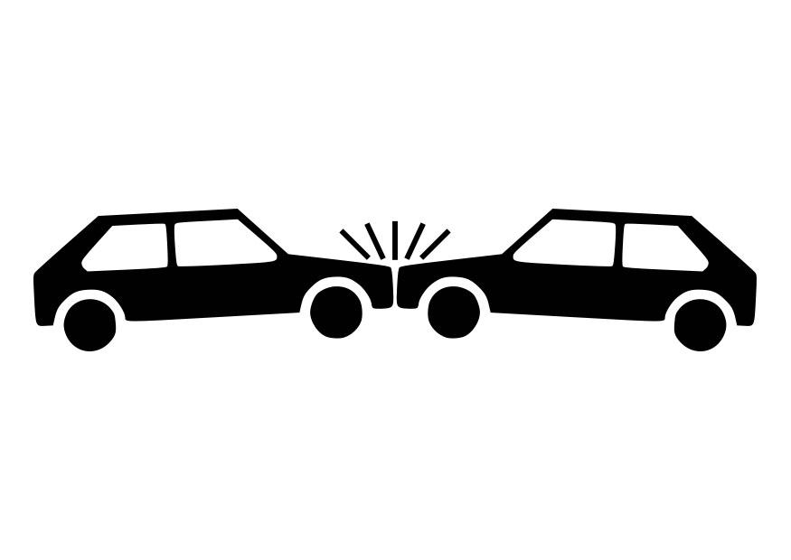 verkeersongeval Kleurplaat verkeersongeval
