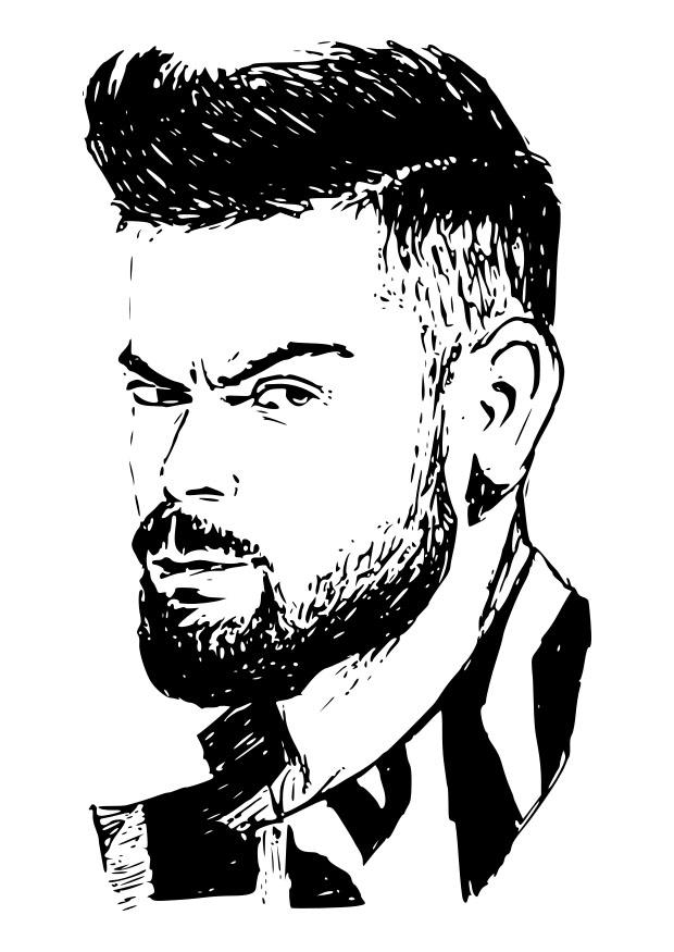 virat kohli Kleurplaat virat kohli