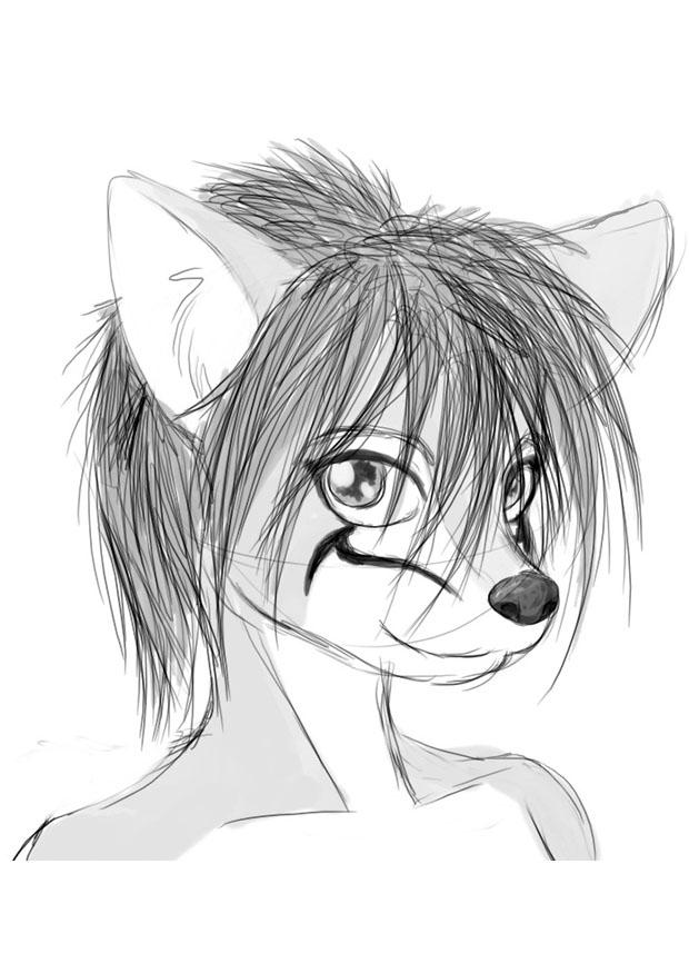 vixen Kleurplaat vixen