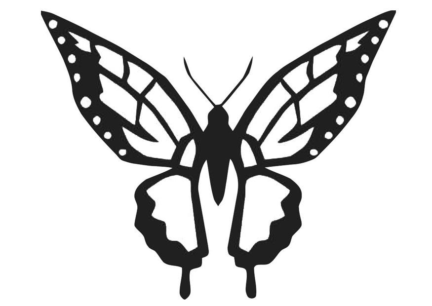 vlinder Kleurplaat vlinder
