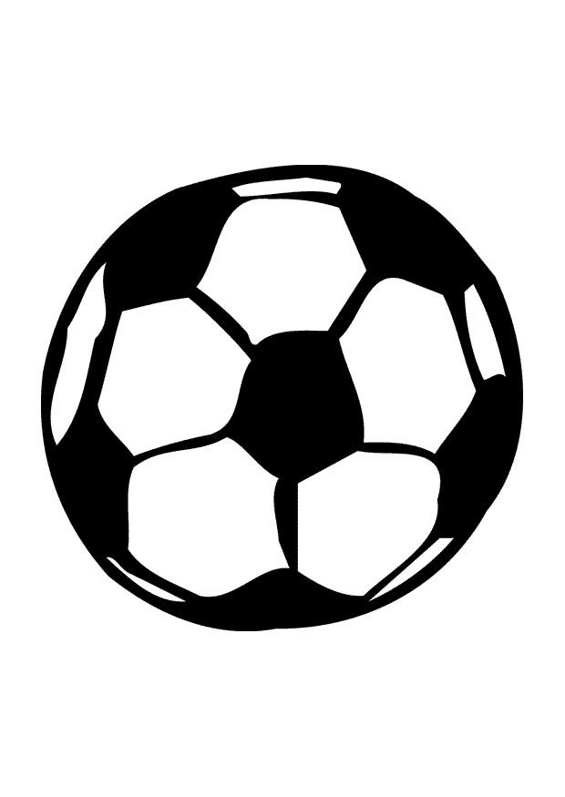 voetbal Kleurplaat voetbal