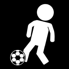 voetbal Kleurplaat voetbal