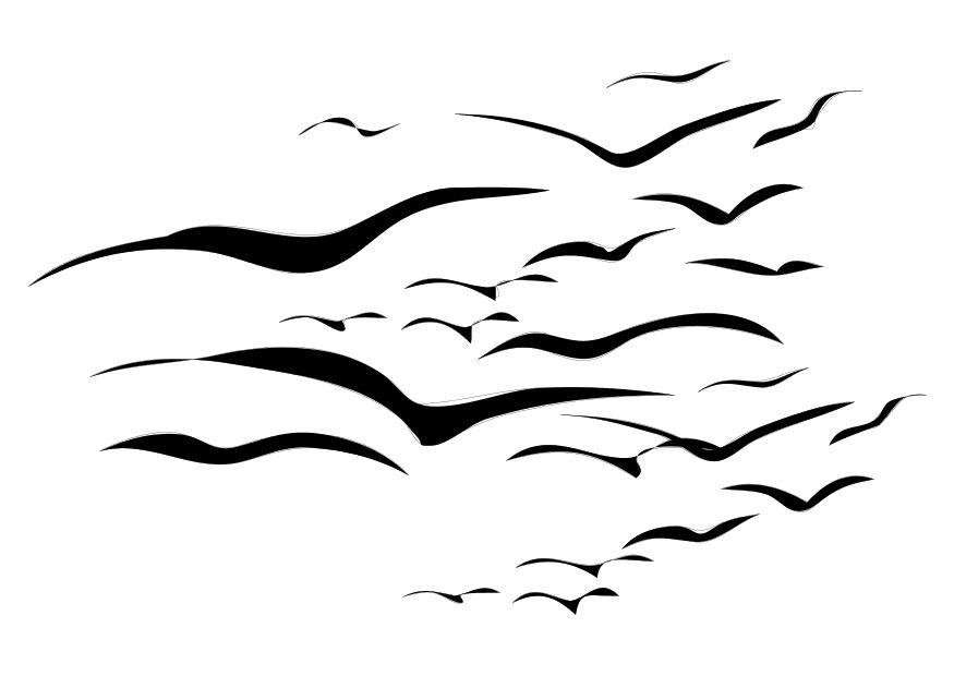vogels Kleurplaat vogels