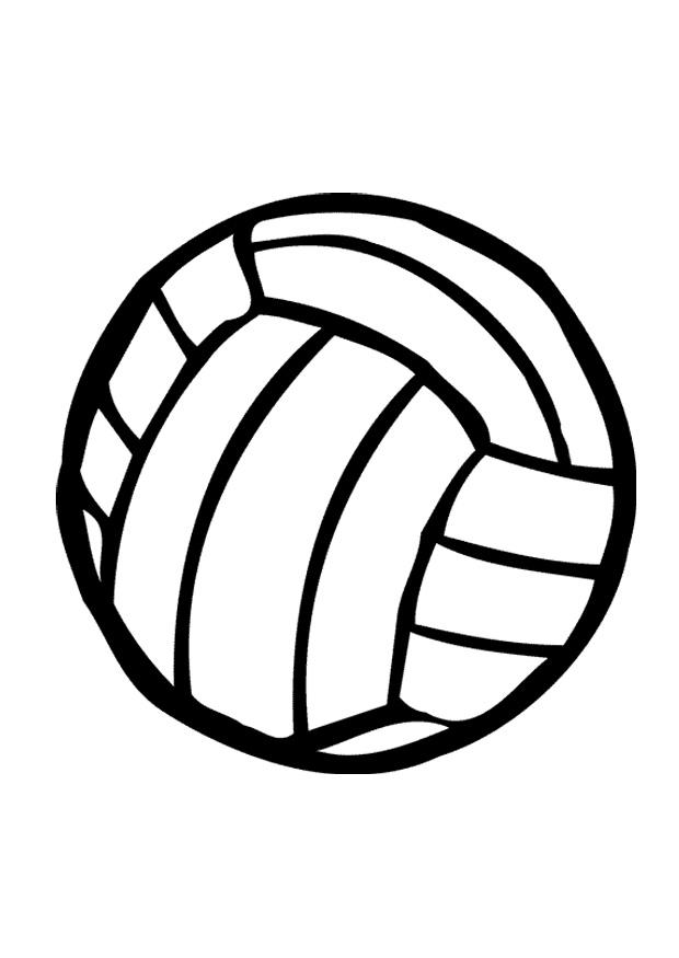 volleybal Kleurplaat volleybal