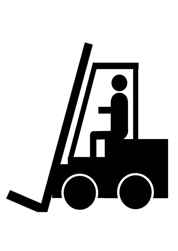 vorklift Kleurplaat vorklift