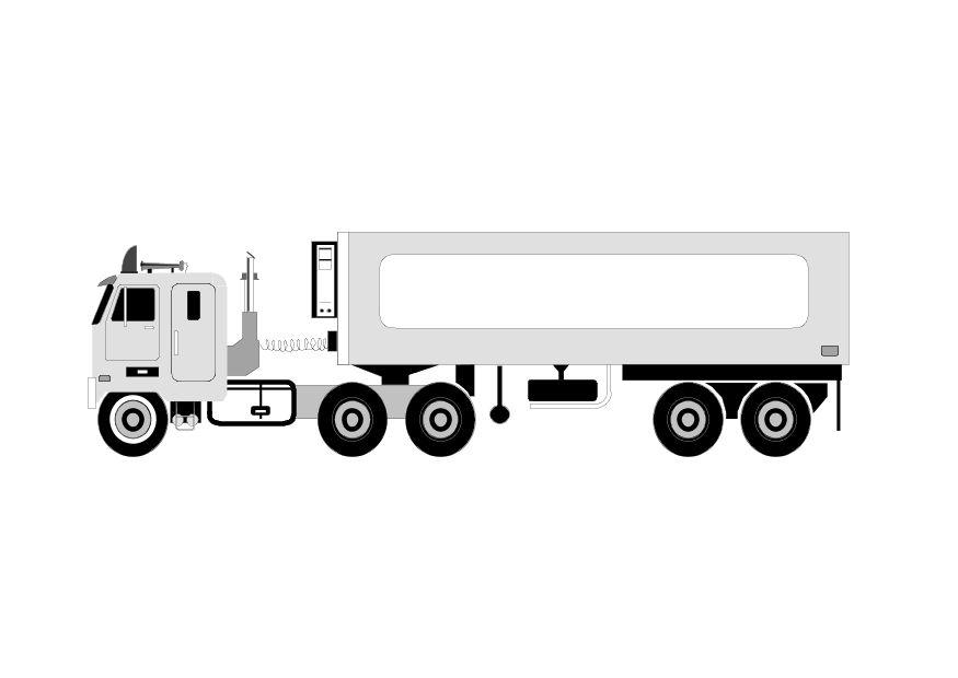 vrachtwagen Kleurplaat vrachtwagen