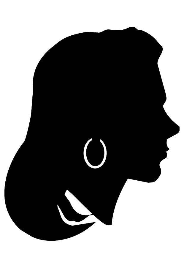 vrouw Kleurplaat vrouw