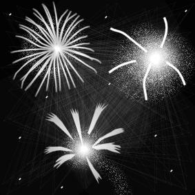 vuurwerk Kleurplaat vuurwerk
