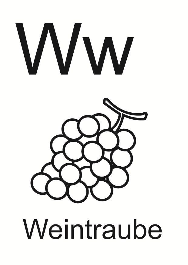 w Kleurplaat w