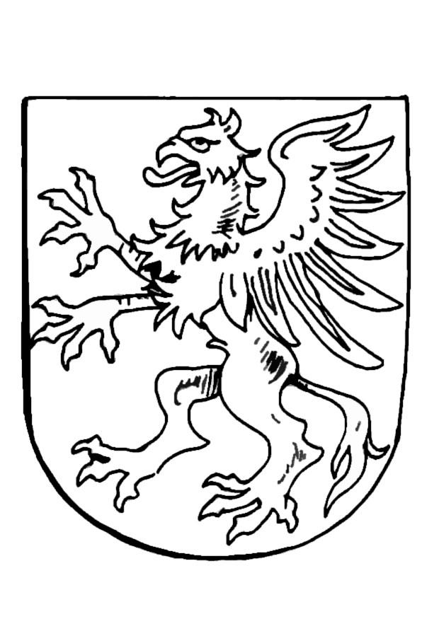 wapenschild Kleurplaat wapenschild