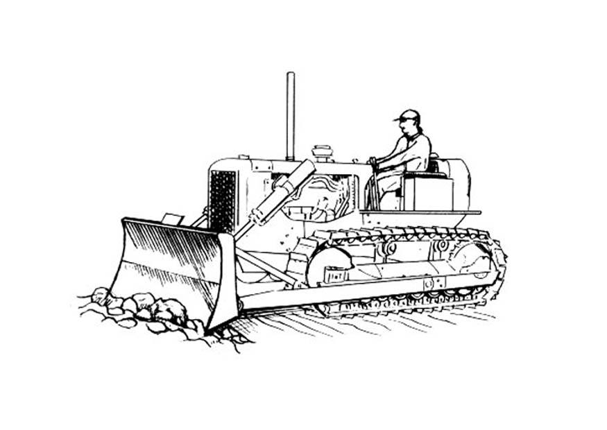 wegenwerker Kleurplaat wegenwerker