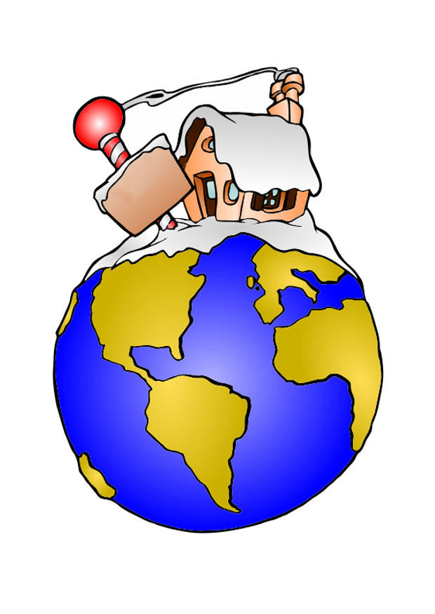 woonplaats kerstman Afbeelding woonplaats kerstman