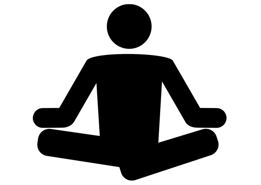 yoga Kleurplaat yoga