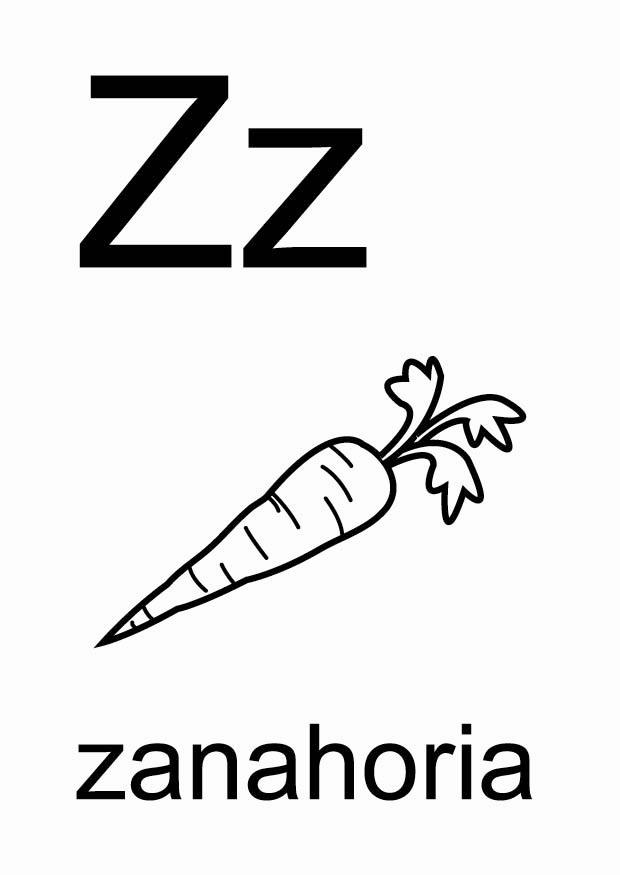 z Kleurplaat z