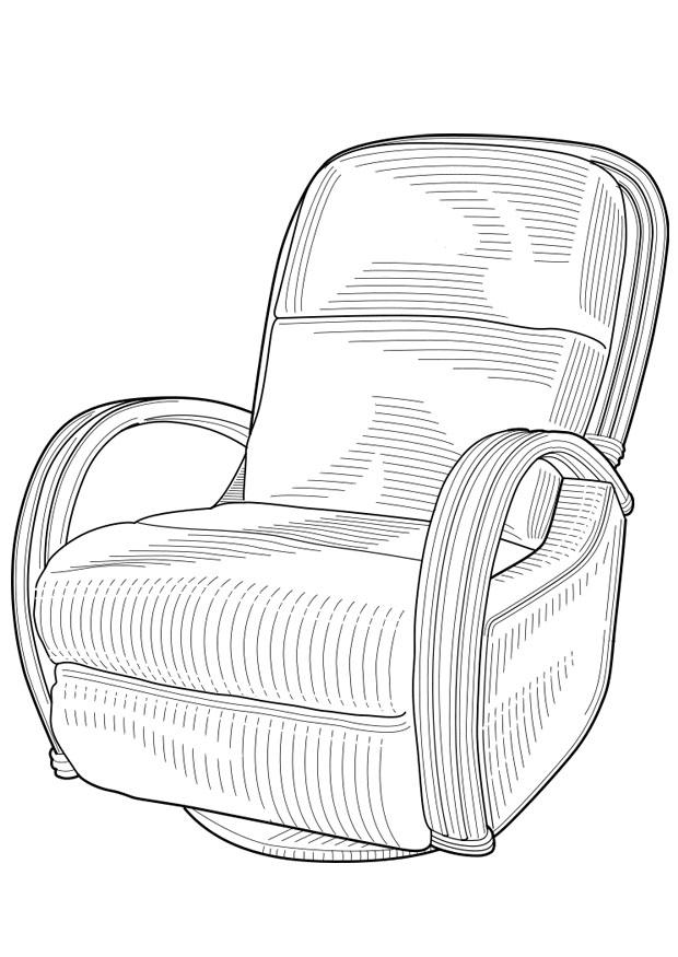zetel Kleurplaat zetel