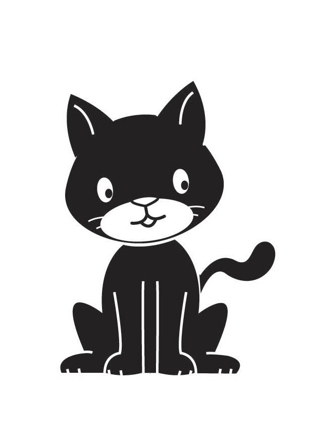 zwarte poes Afbeelding zwarte poes