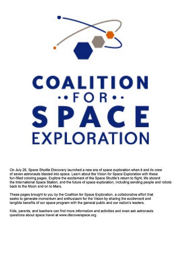 Kleurplaat 00 - Coalition for Space Exploration